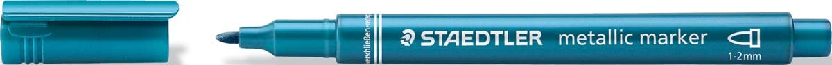 Staedtler marker permanentny, metaliczny, 6 sztuk w etui + marker pigmentowy