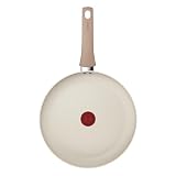 Tefal Stone White, 7-częściowy zestaw kuchenny, patelnie 20/24/28 cm, patelnie z pokrywką 16/24 cm, stały uchwyt, powłoka nieprzywierająca, korpus z aluminium w 100% z recyklingu, wskaźnik temperatury
