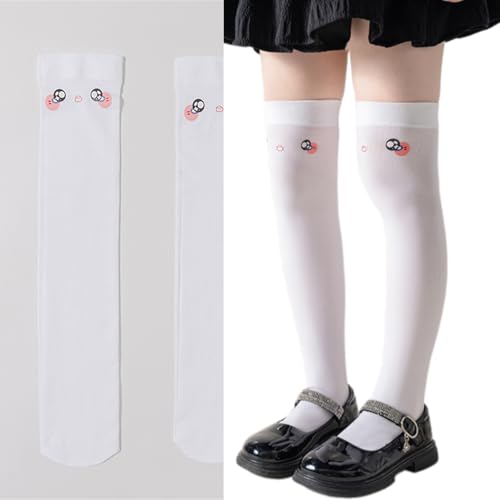 Lovely Anime Print Kids Velvety Socks Over Knee Length Socks Warm High Elasticity for Japanese School Outfits2