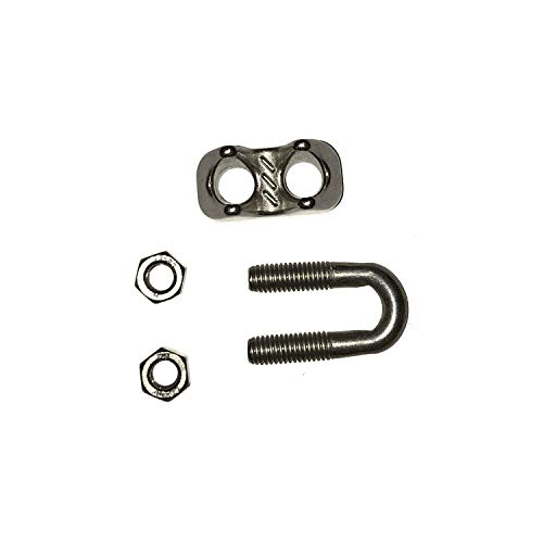 Wire Rope Clamp 5 mm Stainless Steel Pack of 4 A4 Similar to DIN 741 - Image 2