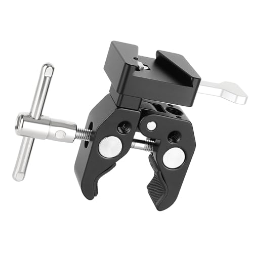Adaptador de montaje en V con abrazadera de aleación de aluminio para cámara DSLR