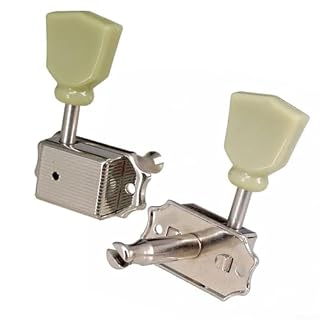 HEIBTENY Lot de 6 accordeurs de verrouillage de guitare avec fente ouverte pour mécaniques de guitare électrique LP EPI, 46 x 31,8 mm - Les Beatles, Paul McCartney, John Lennon, RIngo Starr, George Harrison HEIBTENY Lot de 6 accordeurs de verrouillage de guitare avec fente ouverte pour mécaniques de guitare électrique LP EPI, 46 x 31,8 mm – Image 4