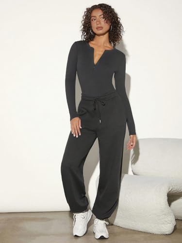 Image of dockstreet Women's Regular Fit Cotton Track Pants, Lower, Sports Trouser,Night Pants, Joggers for Lounge n Gym Wear for Ladies