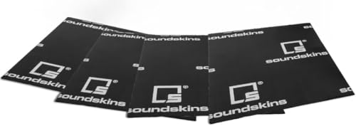 SoundSkins SSK-SSPROSK Car Sound Deadening Material - 180mil/4.5mm Triple Layer - 3.4 sqft. - Reduce Vibrations Insulate Heat and Minimize Resonance
