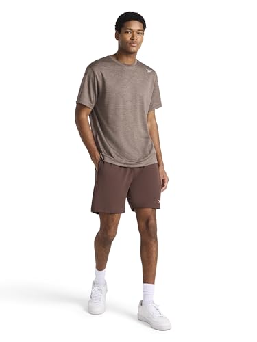 Reebok Men’s Hoops 7” Short, Standard Fit, Lightweight Stretch Poly Interlock Performance Fabric, Bracken, Large - image 3