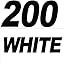 200Pcs-White