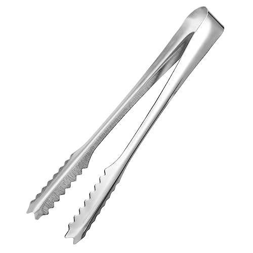 CIYODO Serving Tong Stainless Steel Ice Sugar Tong Thickened Material Ice Kitchen Tool