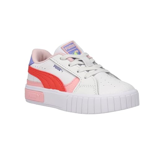 PUMA Toddler Girls Cali Star Rainbow Sunset Lace Up Sneakers Shoes Casual - White2