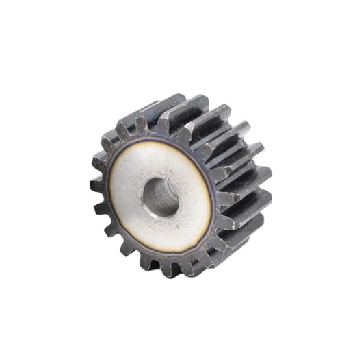 Bevel Gear Pinion Hardware Mechanical 1pcs 1M 12/13/14/15/16/17/18/19/20/21/22/23/24 Teeth Cylindrical Spur Gear Steel Transmission Gear Process Hole Tooth Pitch 6.28mm(17Teeth)