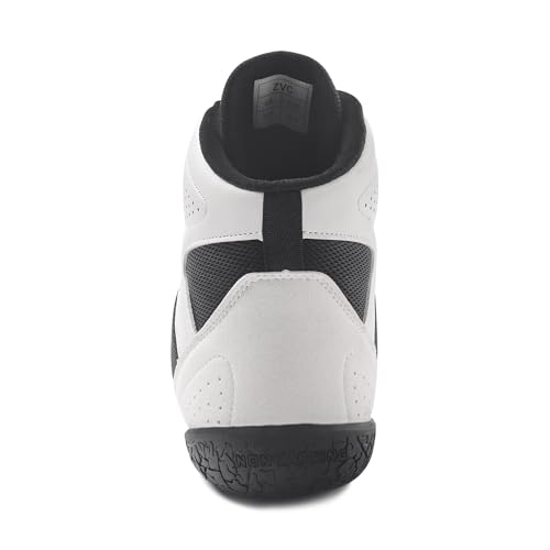 Image of ZVC Wrestling Shoes Men Boxing Shoes for Fighting Shoes Powerlifting Bodybuilding Boots Footwear
