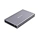 Price comparison product image Cable Matters Premium Aluminum 10Gbps Gen 2 USB C Hard Drive Enclosure for 2.5" SSD/HDD with USB-C and USB-A Cables - Thunderbolt 3 Port Compatible for MacBook Pro, MacBook Air, and More
