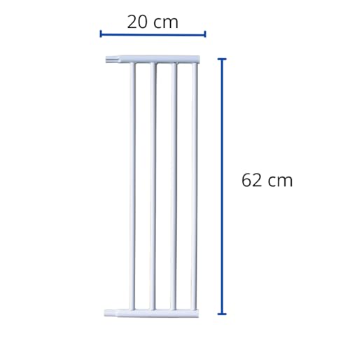Extensor Premium para Grade Portão de Porta CSK - Branco (20 CM)