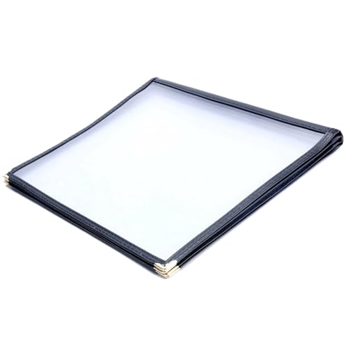 Couvertures de menu de restaurant transparentes pour protéger et organiser vos cartes format A4 - 6