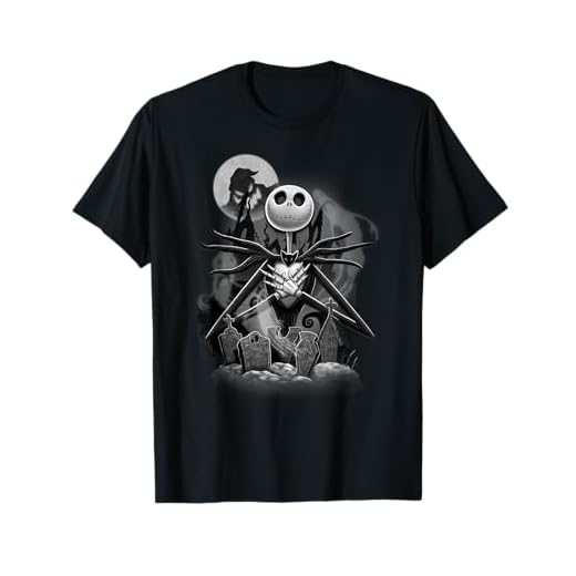 Disney Nightmare Before Christmas Jack Night Scene T-Shirt