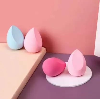 Image of SUNISA BB and CC Cream Foundation With Mushroom Head Air Cushion 20g And 2 In 1 Beauty Blender Super Soft Heart Shape Makeup Sponge Puff
