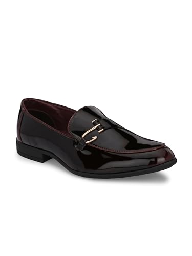 Image of San Frissco Men's Loafers Embroidered Casual Slip On Shoes Ethnic Mojaris /Soft Cushioned Footbed with TPR Sole /Stylish Trending Lightweight Shoe for Party and Weddings