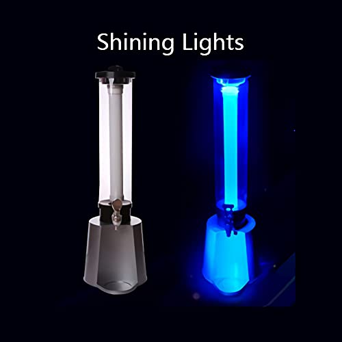 Torre de cerveja Dispensador de bebidas Torre de bebidas Dispensador de cerveja de 2,5 litros, dispe