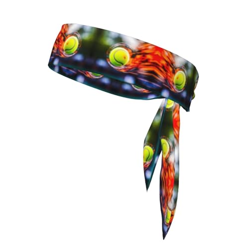WZYWHJ Squash Picture Headbands,Sports Head Tie,Headband for Men and Women,Hair Band for Running Workout Football