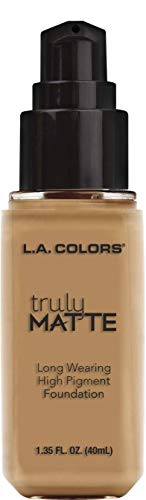 Image of L.A. COLORS Truly Matte Foundation, Warm Honey, 1.35 Fl. Oz. (Pack of 2)