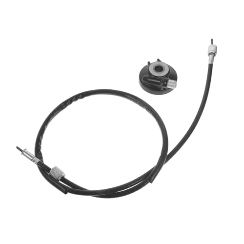 HORIALENCE スクーター用対応スピードメーターケーブルとドライブギア 高耐久スピードメーターワイヤー 交換用 滑板摩托?正確速計測用