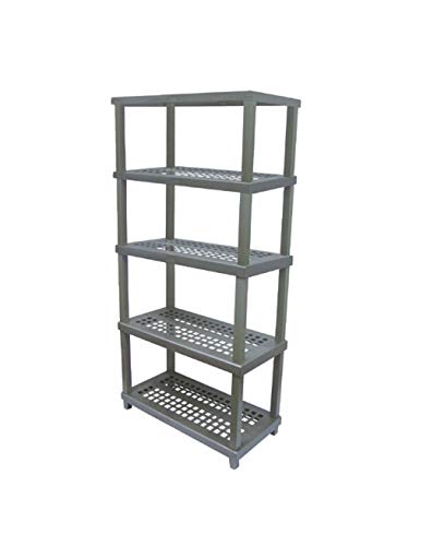 Estante Para Com 5 Prateleiras Ordene Br Prata 250kg