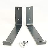 Photo Gallery mkgt® - staffe rustiche per mensole, 25 mm, 2 robuste staffe industriali del regno unito, fabbricate da mkgt® (225 mm in su nero) Photo Gallery mkgt® - staffe rustiche per mensole, 25 mm, 2 robuste staffe industriali del regno unito, fabbricate da mkgt® (225 mm in su nero)