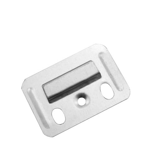 Image of 50PCS PVC Buckle Stainless Steel Wall Mounting Clips Clip Fixing Plate Wall Buckle Interlocking Hanging Bracket Couch Clips Wall Panel Fixings Furniture Fixings Hanger Wall Panel Clips