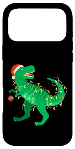 Funny T-Rex Dinosaur, Christmas New Year Holiday Present Fun �X�}�z�P�[�X iPhone 17 Pro Max �p