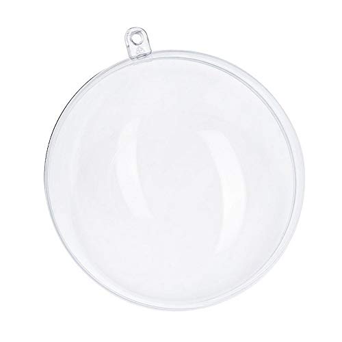 Efco Boule en Plastique Cristal Transparent séparable, diam. 20 cm, Contenant sécable