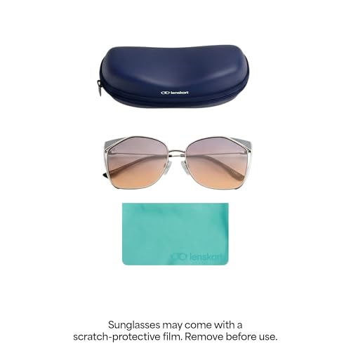 Image of Vincent Chase By Lenskart |Full Rim Cat Eye | Economic Range | Branded and Stylish Sunglasses | 100% UV Protected | Women | VC S15795