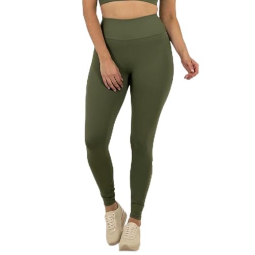 Calça Alto Giro Legging Cós Alto Feminina