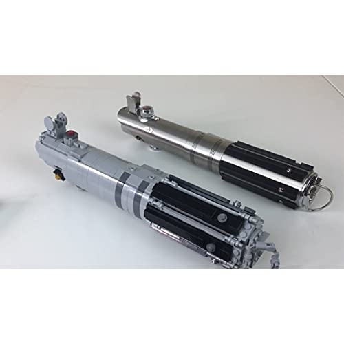 HYZH Technik Raumschiff Bausteine, 350 Klemmbausteine MOC-34243 Space Monk Laserschwert Lebensgroßes Replikat-Modell… – Bild 4