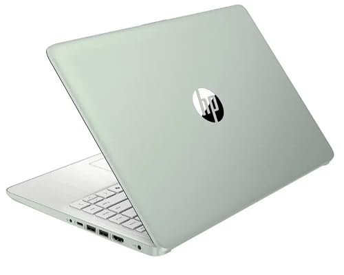 Image of HP AI-Powered 14 inch HD Laptop with Microsoft Office and 1TB Cloud Storage Included for 1-Year| 16GB RAM|128GB SSD| Intel 4-Core CPU| Webcam| Wi-Fi| Bluetooth| Ultra Light|Windows 11| RK Bundle| Green