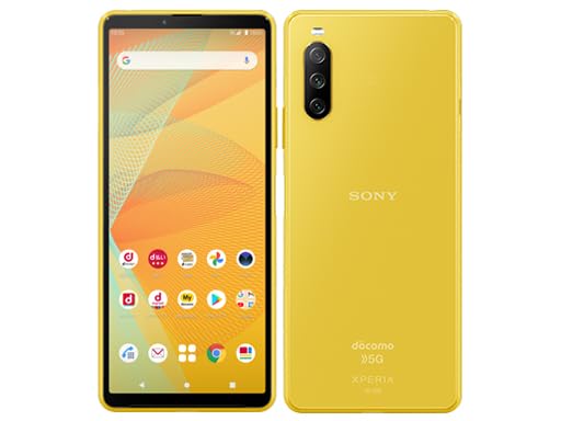 Amazon | 【整備済み品】 Sony Xperia 10 III docomo 128GB イエロー