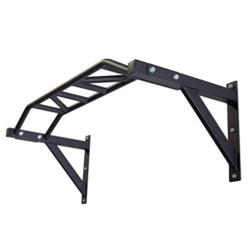 REP Wall Mounted Pullup Bar for Home or Garage Gyms, Straight Bar or Multi-Grip Arch - Ideal for Kipping Pull-ups, Cross-Training, and Gymnastics Ring Stations