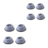 SOLUSTRE 8Pcs Klavier Caster Tassen Kühlschrank Caster Stoßfest Bein Boden Protektoren mit Nicht- Slip Anti- Lärm Schaum für Hartholz Boden