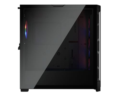 DUOFACE PRO RGB Mid Tower PC Case con 2 pannelli frontali separati Mesh e vetro e ventilatori RGB (Black) - Mouse gaming - Immagine 8