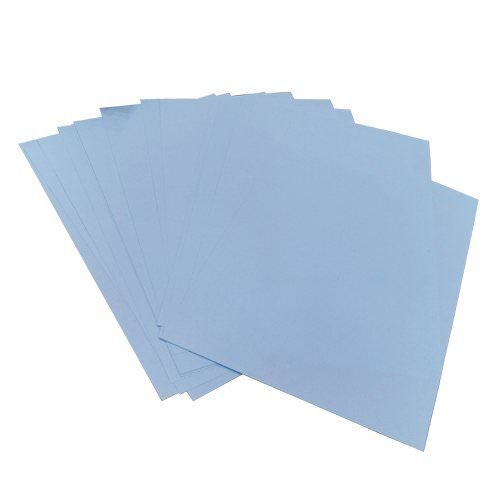 CVANU Pack of 200 A4 Size Blue Color Sheets Copy Printing Papers Smooth Finish Home, School, Office Stationery