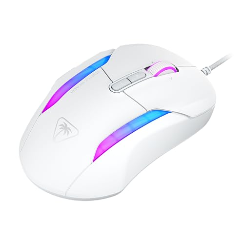 Kone II: Mouse da gaming RGB cablato ed ergonomico, Sensore ottico da 26K DPI, ciclo di vita degli switch ottici di 100 milioni di clic, 23 input personalizzabili: Bianco artico - Mouse gaming - Immagine 6