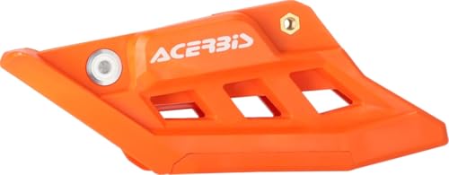 Bloc de guidage de chaîne Acerbis Orange pour éviter les sauts de chaîne en moto