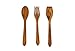 Juego de Cubiertos de Madera de Olivo, 3 Piezas