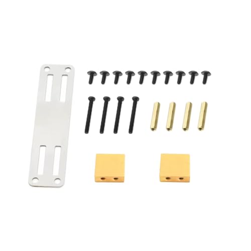 for MN D90 D99S 1/12 1/16 Metal Servo Fixed Mount Bracket Kit RC Truck Car Upgrade Parts Accessories RC Car Accessories(Yellow)