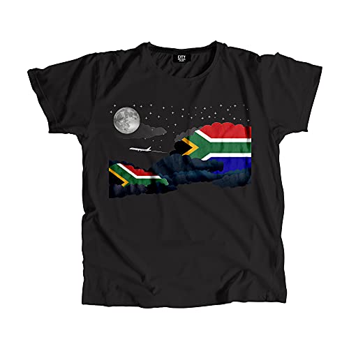 T-shirt South Africa Night Clouds en coton doux respirant