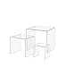 Marketing Holders Acrylic Riser Display Stands Clear Plexiglass 3