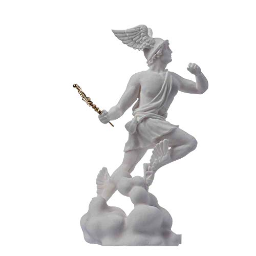 Estatua de Alabastro Griega Dios Hermes Zeus 17 cm miniatura 4