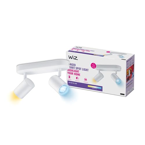 Spots LED connecté Wi-Fi WiZ pour adapter la lumière du salon du matin au soir