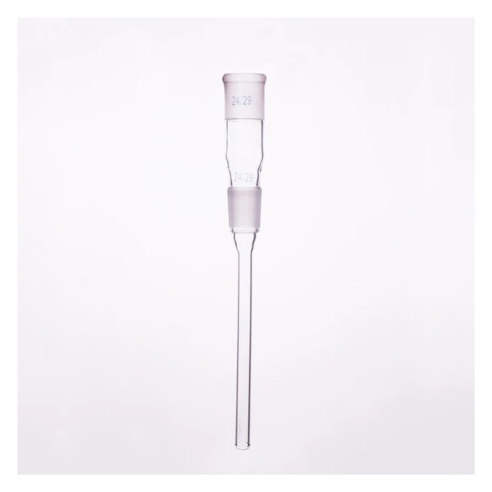 Attrezzature e forniture di laboratorio Tubo di ricezione dritto in vetro borosilicato a 180 gradi, tubo 24/29 da 140 mm