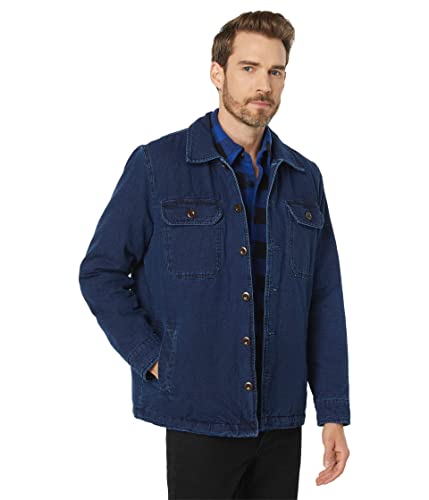 Image of Lucky Brand Men's Sherpa Lined Indigo Shirt Jacket