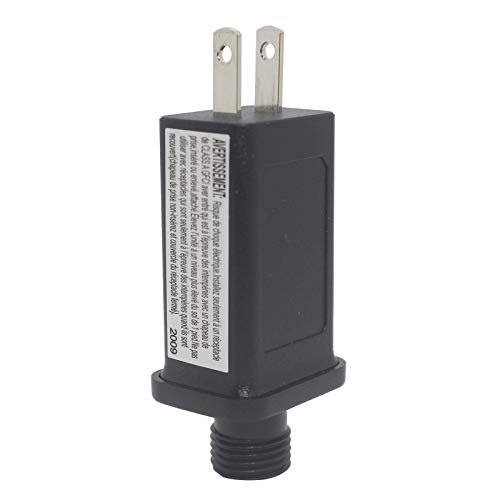 12V 0.5A Class 2 Power Supply, UL Listed Low Voltage LED Transformer Replacement for Christmas Tree, String Light, Fountain Lights, Inflatable Device (12V 0.5A)