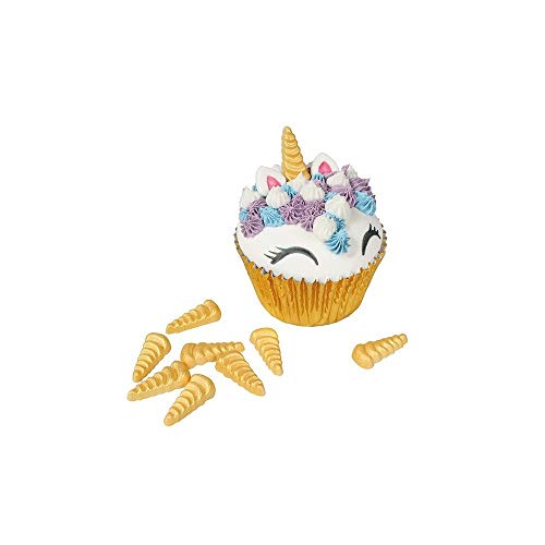 Cornes de licorne en sucre pour réussir facilement vos cupcakes de fête